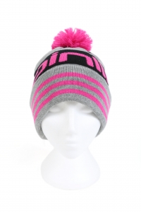Pink Bobble Hat